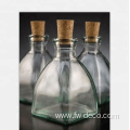 diamond shaped glass bottles bud vase reed diffuser